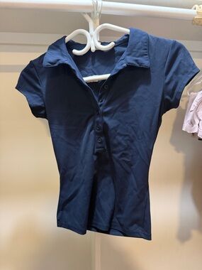Classic Navy Polo Shirt - Women's Short Sleeve